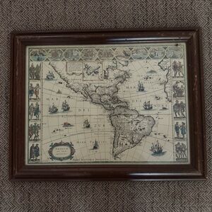 Willem Blaeu's "Americae Nova Tabula" (New Map of America)